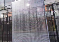 알루미늄 내각과 SMD2020 75% 투과도 야외 투명한 주도하는 스크린